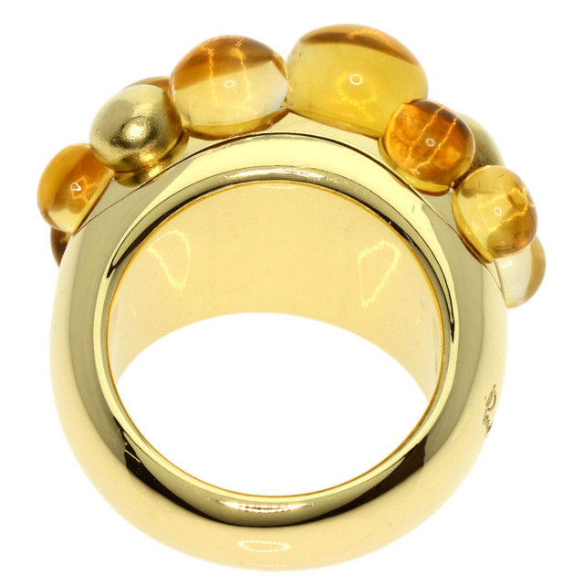 pomellato 18金ゴールド リング Pomellato 19.94 Carat Amber Rose Gold Cocktail Ring Sz 6 For