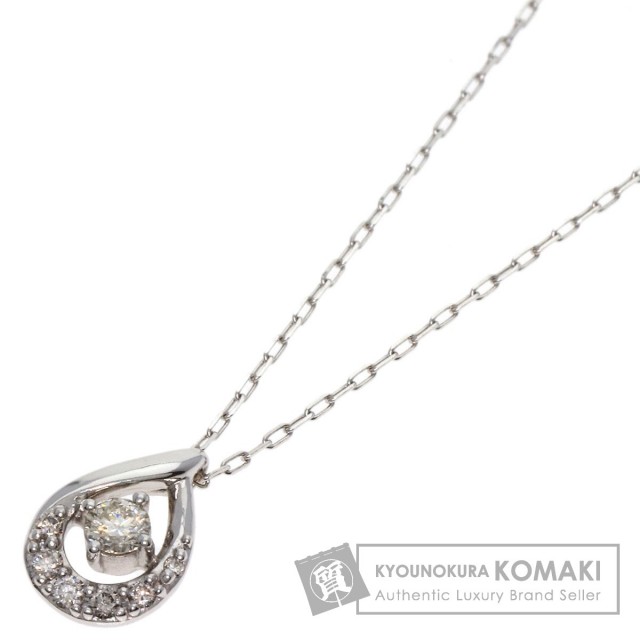 中古】ヨンドシー 4℃ ダイヤモンド ネックレス K18ホワイト