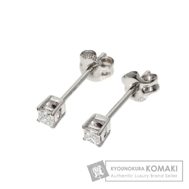 0.1ct ダイヤモンド ピアス プラチナPT900 0.9g レディース