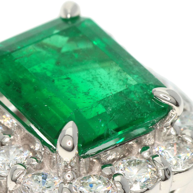 【10号】ジュエリーマキ✨Pt950 プラチナエメラルド　リング 楽天市場】【価格交渉 受付中☆11周年記念祭☆】エメラルド