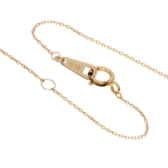 KUMIKYOKU クミキョク ダイヤモンド リボンモチーフ ネックレス K10  