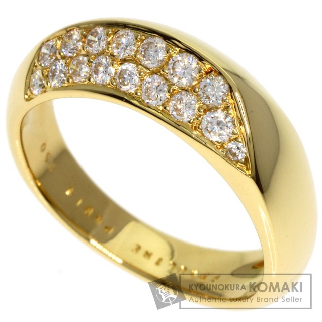 ダイヤモンド フランス製 リング・指輪 K18イエローゴールド 6g レディース 