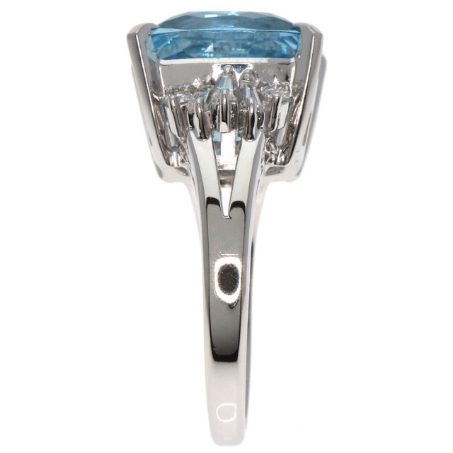 TASAKI タサキ アクアマリン ダイヤモンド リング・指輪 プラチナPT900  