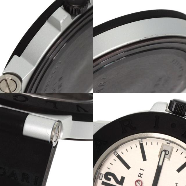 BVLGARI ブルガリ AL38TAVD アルミニウム 腕時計 OH済 アルミニウム