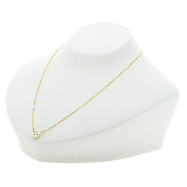 TIFFANY&Co. ティファニー バイザヤード ダイヤモンド ネックレス K18 