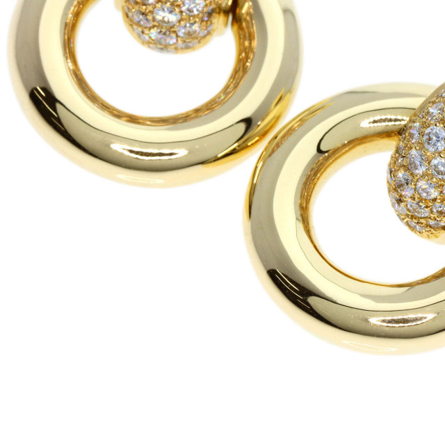 Chaumet ショーメ ダイヤモンド イヤリング K18イエローゴールド 