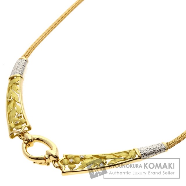 NOBUKO ISHIKAWA 石川暢子 ダイヤモンド ネックレス K18イエロー  
