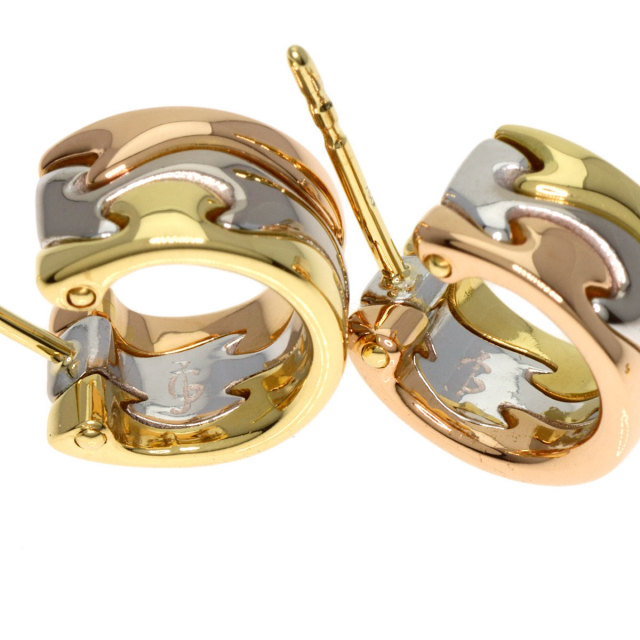 【新品未使用】ジュエリーショービ K18WG フープピアス Chaumet ショーメ フープ ダイヤモンド ピアス K18ホワイト