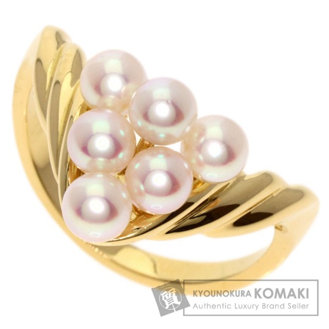 TASAKI タサキ ベビーパール 真珠 リング・指輪 K18イエローゴールド
