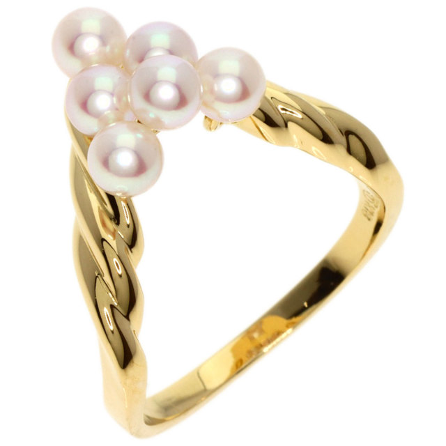 TASAKI タサキ ベビーパール 真珠 リング・指輪 K18イエローゴールド