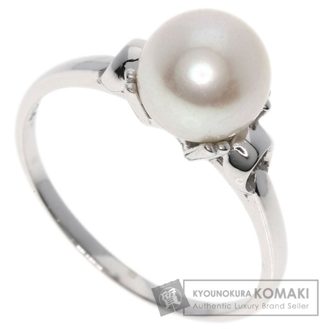 MIKIMOTO ミキモト アコヤパール 真珠 リング・指輪 K14ホワイト 