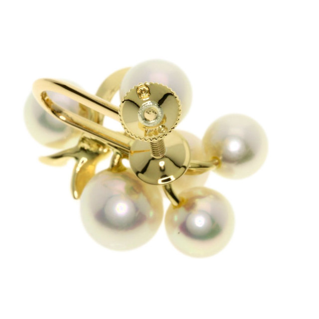 MIKIMOTO ミキモト アコヤパール 真珠 片方のみ イヤリング K18 