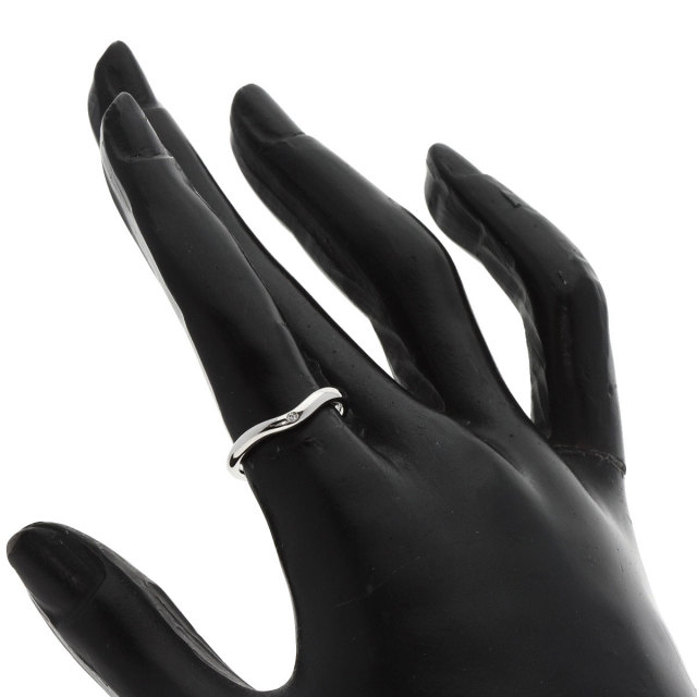 TIFFANY&Co. ティファニー カーブド バンドリング 1P ダイヤモンド 