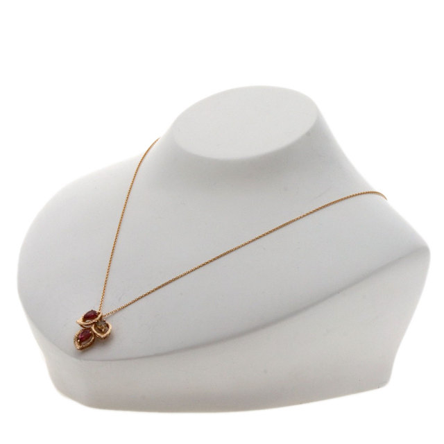 TASAKI タサキ ガーネット 新刻印 ネックレス K18ピンクゴールド  
