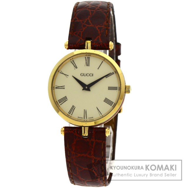 GUCCI グッチ シェリーライン 腕時計 GP/革 ユニセックス 