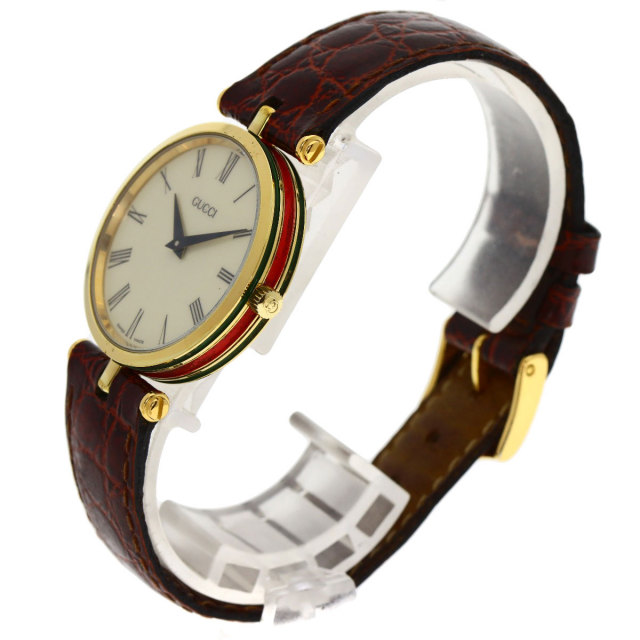 GUCCI グッチ シェリーライン 腕時計 GP/革 ユニセックス 