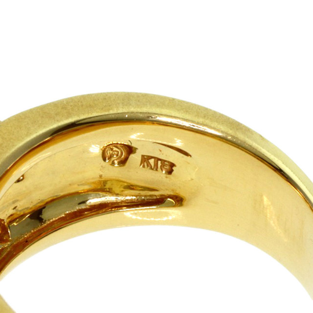 TASAKI タサキ ゴールデンパール マルチカラー ダイヤモンド リング 