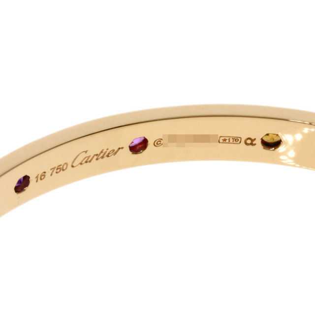 CARTIER カルティエ ラブブレス マルチカラーストーン ドライバー付 