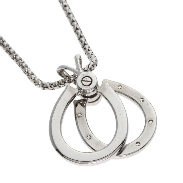 WALTHAM ウォルサム スウィング ダイヤモンド ネックレス K18ホワイト  