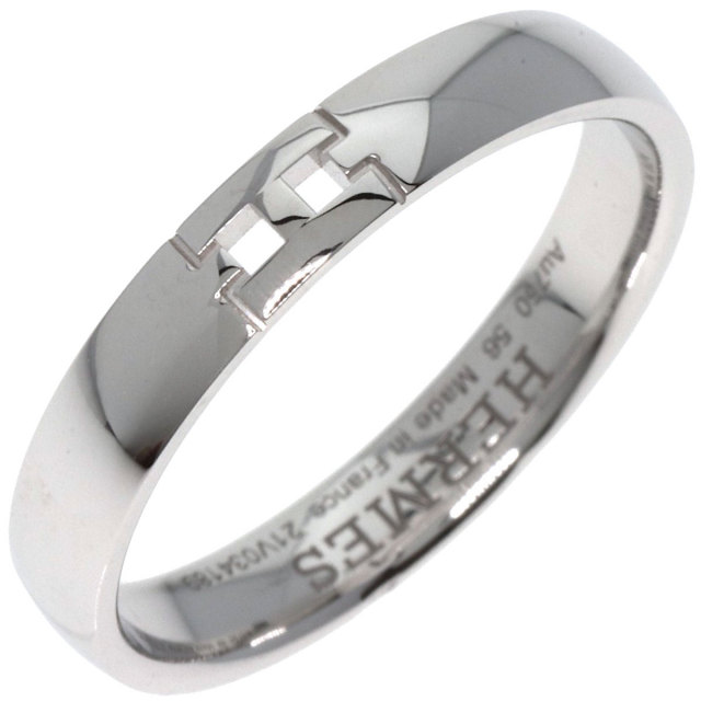 HERMES エルメス エヴァー ヘラクレス #56 リング・指輪 K18ホワイト  