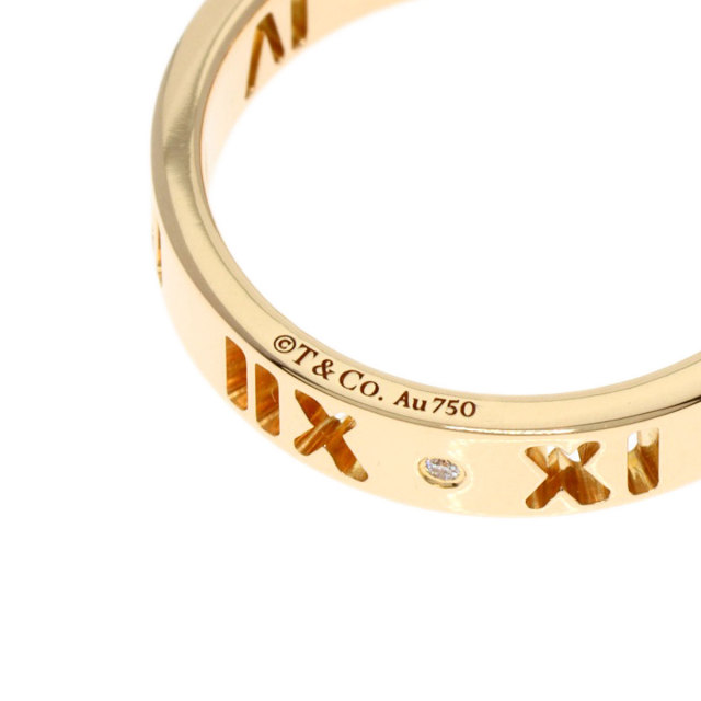 TIFFANY&Co. ティファニー ピアスド アトラス ナロー 4P ダイヤモンド  