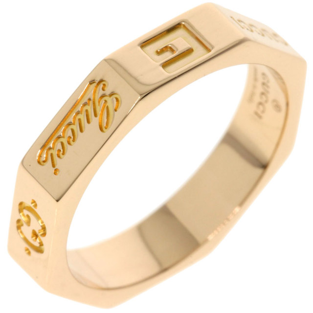 グッチ(Gucci) オクタゴナル リング K18ピンクゴールド(K18PG) 楽天市場】【送料無料】【中古】 GUCCI グッチ K18PG リング