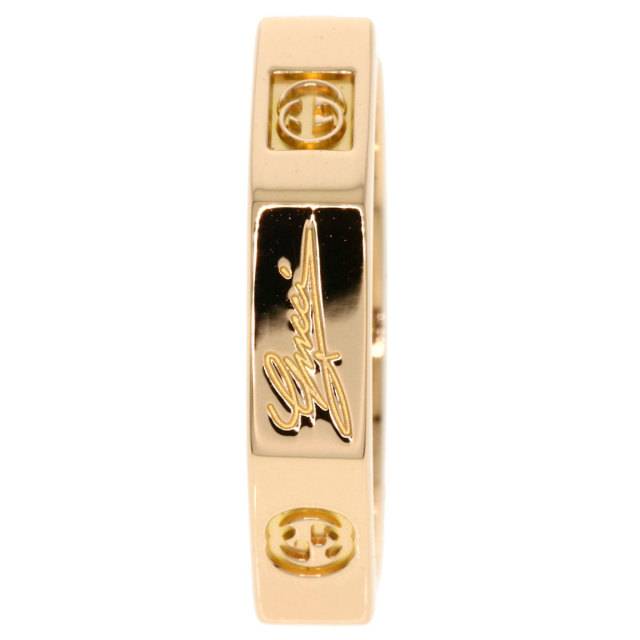 GUCCI グッチ オクタゴナルリング #7 リング・指輪 K18ピンクゴールド 