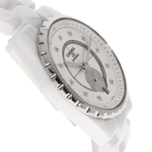 CHANEL シャネル H4345 J12-365 11P ダイヤモンド 腕時計 OH済  