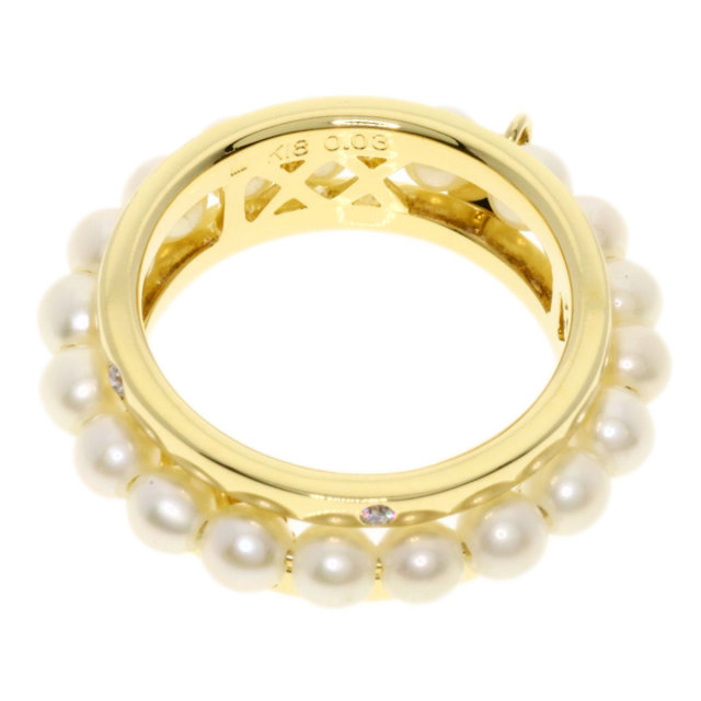 MIKIMOTO ミキモト ペルリータ ベビーパール 真珠 ダイヤモンド 3個 