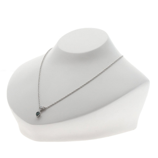 MIKIMOTO ミキモト アレキサンドライト ダイヤモンド ネックレス K18 