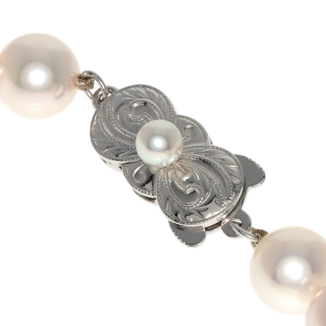 MIKIMOTO ミキモト アコヤパール 真珠 ネックレス シルバー レディース
