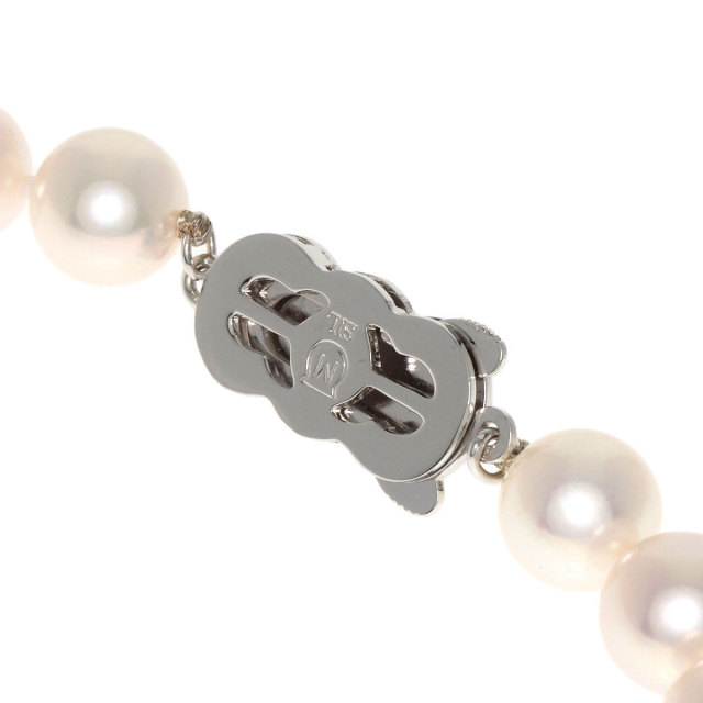 MIKIMOTO ミキモト アコヤパール 真珠 ネックレス シルバー レディース