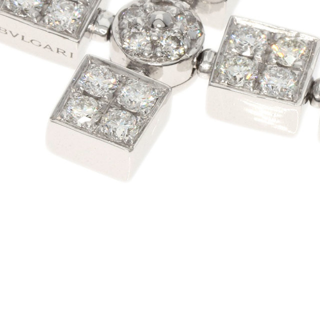 BVLGARI ブルガリ ルチア ラテンクロス ダイヤモンド ネックレス K18  