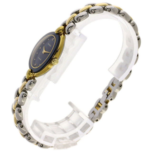 美品　稼働品　RADO ラドー 153.3650.2 コンビ　2P　ダイヤ付き RADO ラドー 153.3650.2 コンビ 腕時計 ステンレススチール