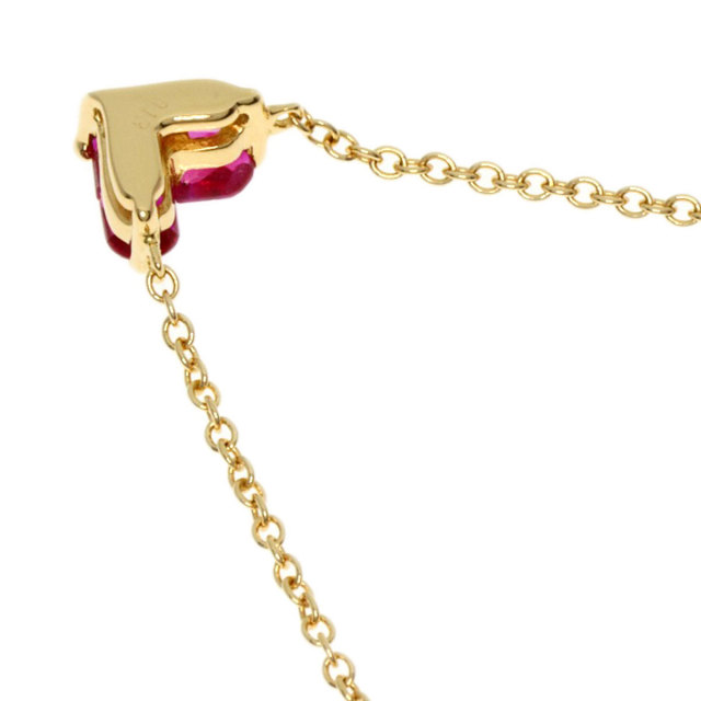 STAR JEWELRY スタージュエリー ミステリアスハート ルビー ネックレス  