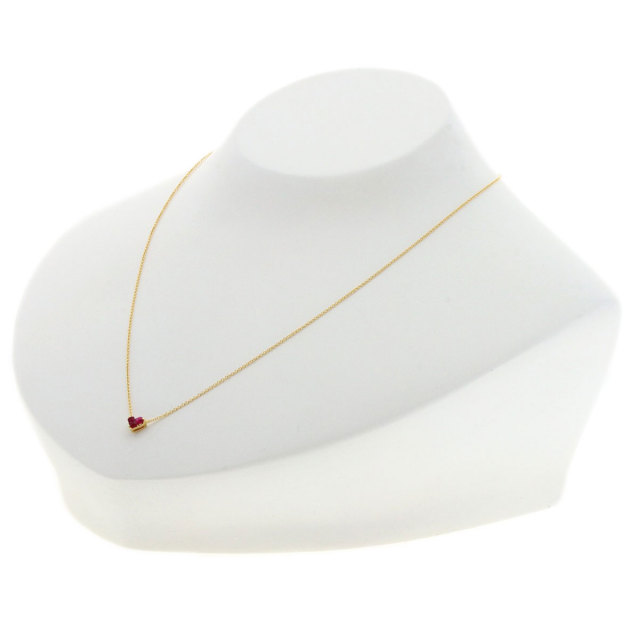 STAR JEWELRY スタージュエリー ミステリアスハート ルビー ネックレス  