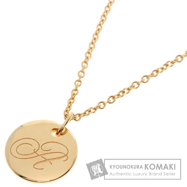 TIFFANY&Co. ティファニー ノーツレター イニシャル A ネックレス K18 