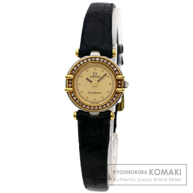 中古】 オメガ OMEGA SS K18YG 腕時計 コンステレーションミニ