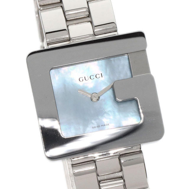 GUCCI グッチ 3600L ブルーシェル 腕時計 ステンレススチール/SS 