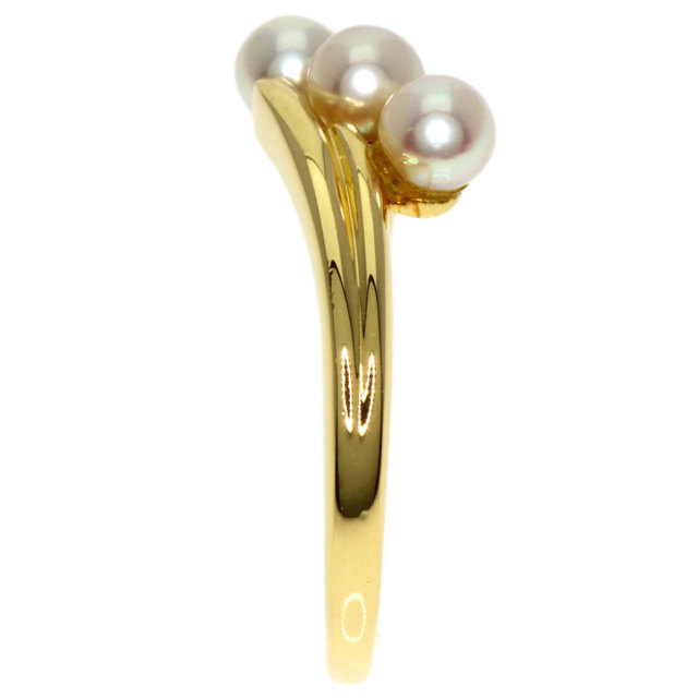 MIKIMOTO ミキモト ベビーパール リング・指輪 K18イエローゴールド 