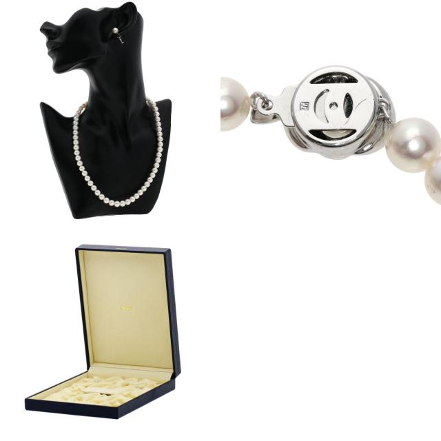 TASAKI タサキ アコヤパール 真珠 イヤリングセット ネックレス  