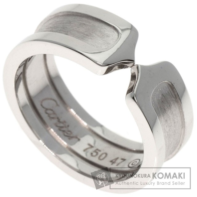 CARTIER カルティエ C2 #47 リング・指輪 K18ホワイトゴールド レディース 