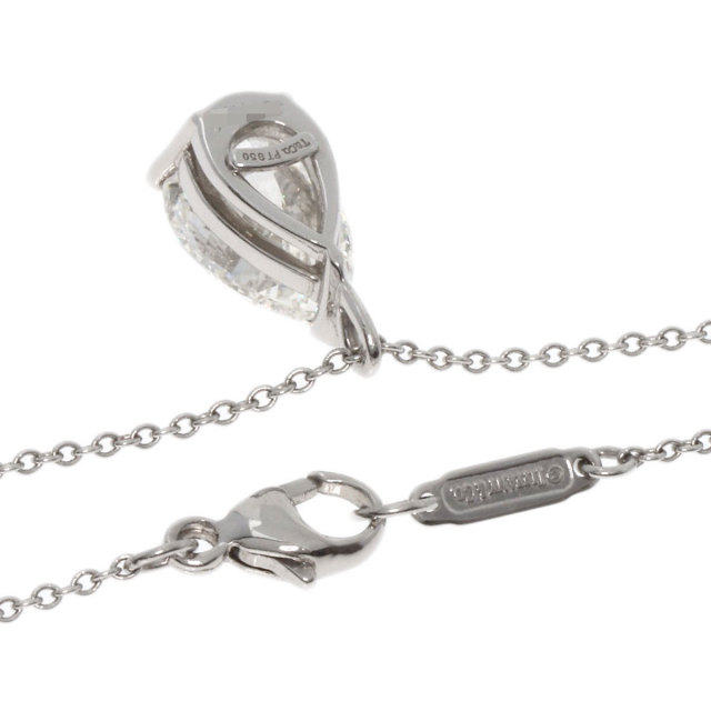 TIFFANY&Co. ティファニー ペアシェイプ 1P ダイヤモンド ネックレス 