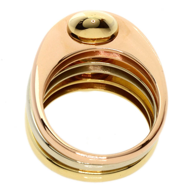 BVLGARI ブルガリ スリーカラー ヴィンテージ リング・指輪 K18ピンク 