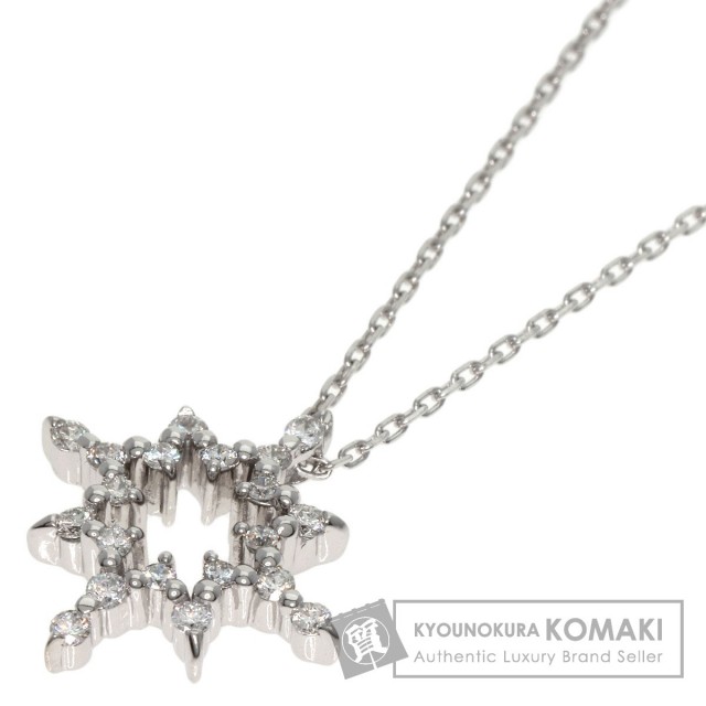 STAR JEWELRY スタージュエリー ダイヤモンド ネックレス K18ホワイト  