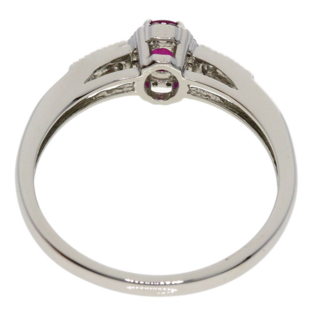 ルビーとダイヤモンドのリング　Pt.900 楽天市場】Pt900 ルビー＆ダイヤモンド リング送料無料 代引手数料無料