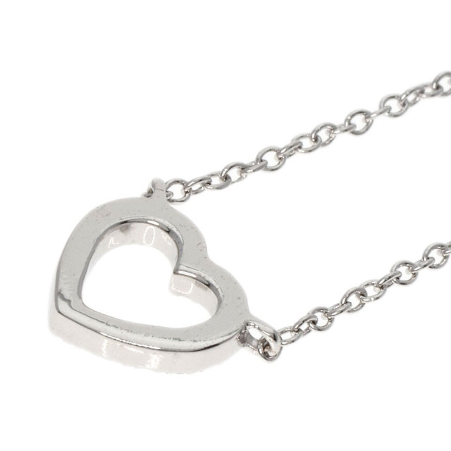 TIFFANY&Co. ティファニー メトロハート ダイヤモンド ネックレス K18  