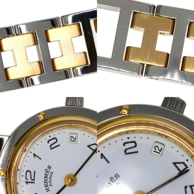 HERMES エルメス クリッパー 旧タイプ 腕時計 ステンレス