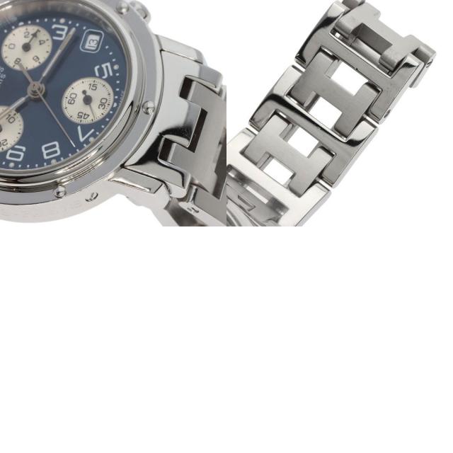 HERMES エルメス CL1.310 クリッパー クロノグラフ 腕時計 ステンレス  