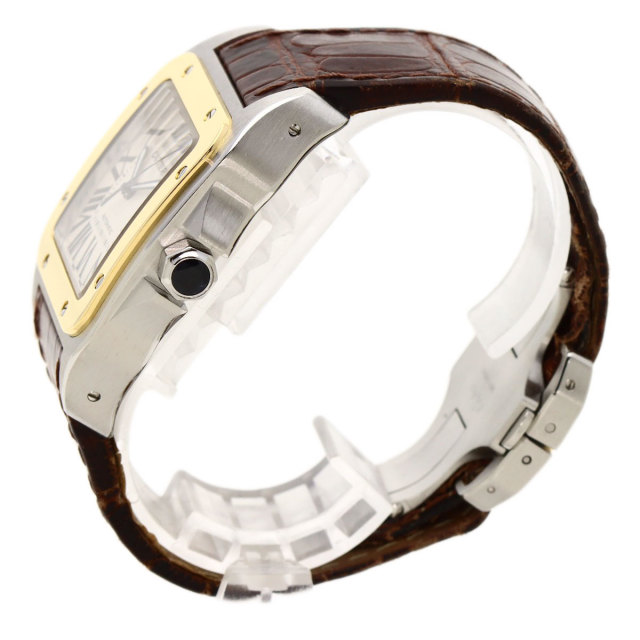 CARTIER カルティエ W20077X7 サントス100 LM 100周年モデル 腕時計 OH  